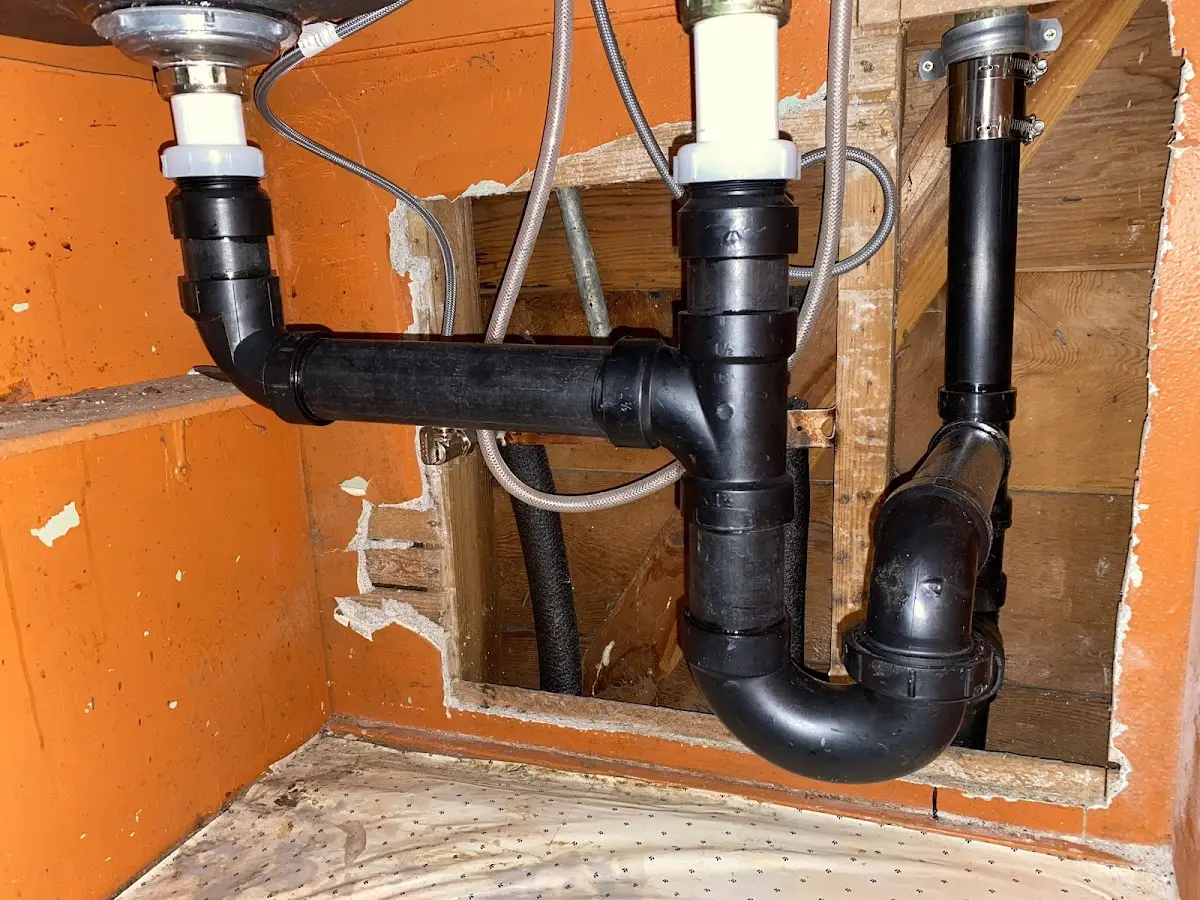 Professional Repiping Services equipment and tools on the job in Redford